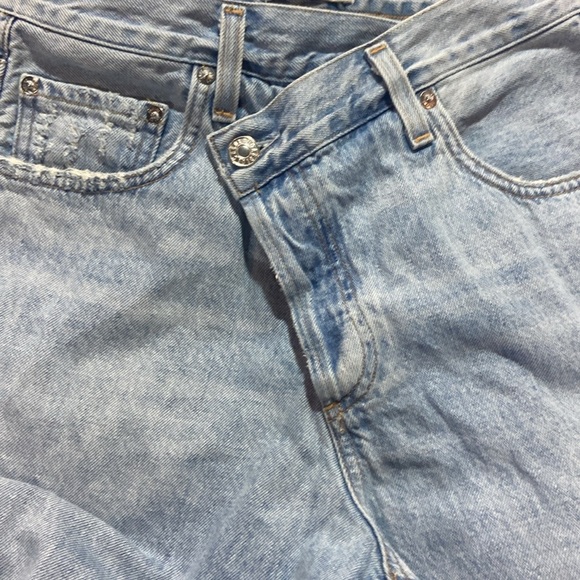 AGOLDE Criss Cross Upsized Jean in Suburbia Sz 26 100% Cotton A097-983 - Picture 8 of 8